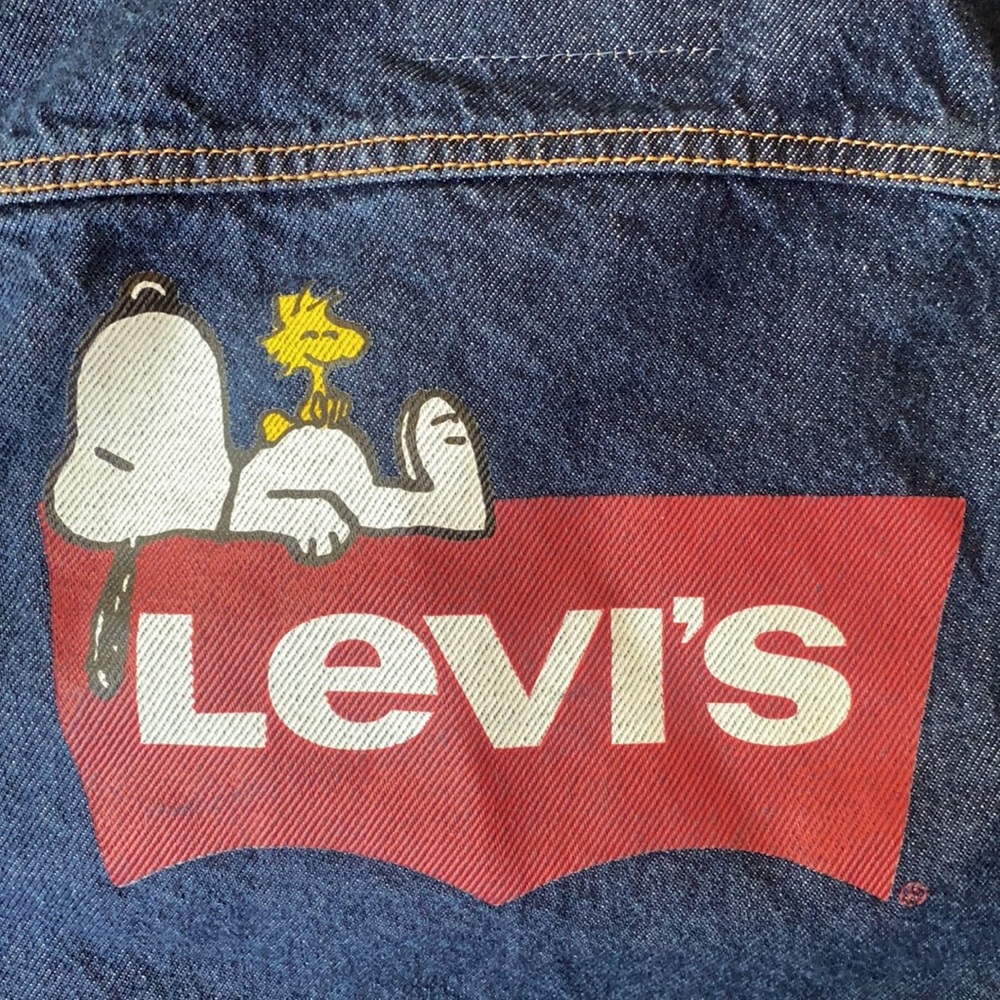 New Levi's x Peanuts denim trucker jacket - Picture 8 of 12